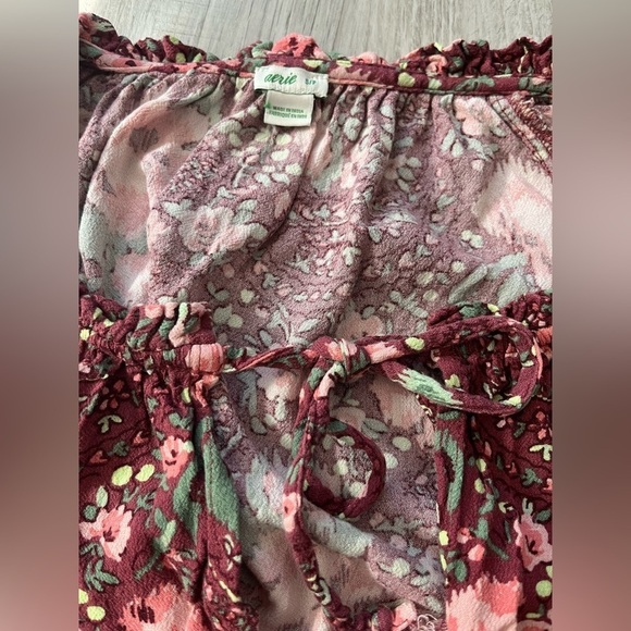 Aerie floral mini dress size S - Picture 8 of 8